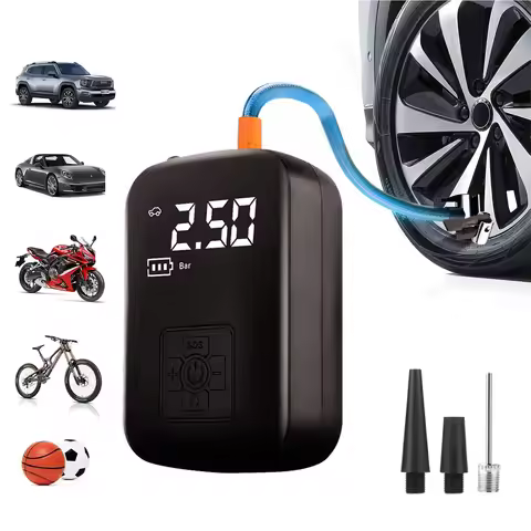Wireless Car Air Pump Portable Air Compressor Electric Fast Air Pump Accurate Pressure Air Pump For 