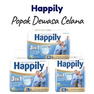 Adult Happypy 3-in-1 Pants - Extra Thin, Extra Absorbent, Extra Dry