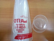Cup Mangkuk Plastik 300ml Isi 25 Set / Tempat Makanan Mangkuk Plastik 300ml / Cup Plastik 300ml / Fo