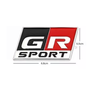 TOYOTA GR SPORT Metal Logo GR Emblem Rear Tail Trunk Emblem Logo for Toyota Camry Vios Yaris Altis U
