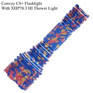 Original Convoy C8+ Flashlight With XHP70.3 HI LED Floodlight Camping Hiking Light