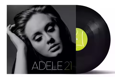 Pop Soul LP Vinyl Record Adele 21 Fully Compatible with All Standard Turntables & Gramophones Cospla