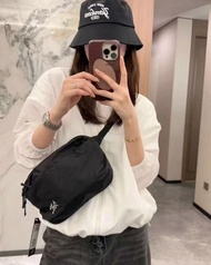 多色 Arcteryx  2.5L HELIAD 6  bag 多功能斜挎包 腰包 胸包 情侶款 黑色 軍綠 粉色 紫色 灰色 卡其