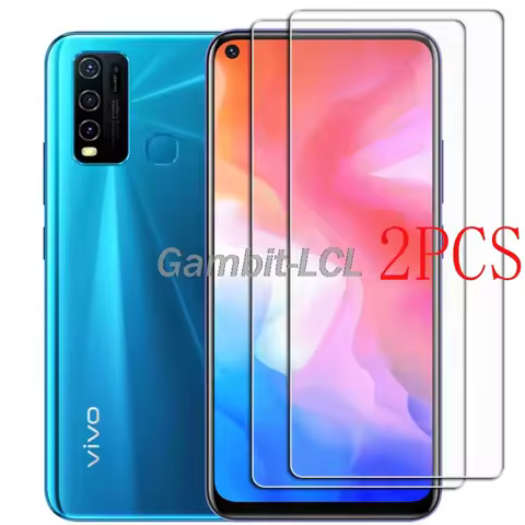 For Vivo Y30 Tempered Glass Protective FOR Vivo Y50 Screen Protector Phone cover Glass Film