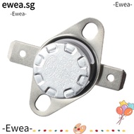 EWEA 2pcs Thermostat, KSD301 145°C/293°F Temperature Switch, Portable Snap Disc Sliver Normally Closed Temperature Controller