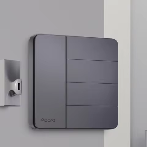 Aqara Smart Wall Switch Z1 More Control Zigbee 3.0 Compatible with Single Live/Neutral Wire Design W