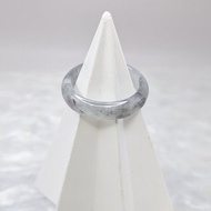 冰種山水烏雞戒指 玉戒 國際圍14 內徑18.1 | 天然緬甸玉A貨翡翠