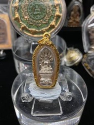 阿贊SOMPHET 2547-2549年 澤度金 拍碰術列也震他 第二期 小立尊 小模 純銀版本 全期138尊 已包防水金殼