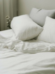 100% TENCEL天絲床包四件組 － 燉晝白(60支)