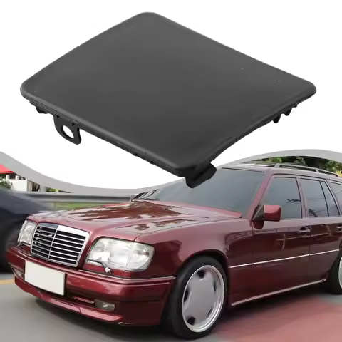 Black Mount Cover Cap for Mercedes For Eclass For W124 1986 1995 Replacement Installation ABS Materi