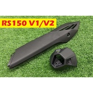 RS150 V1 V2 RSX RS150 V3EXHAUST COVER SET MATTE BLACK