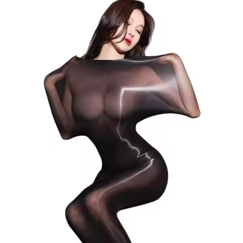 Full Body Seamless Stockings with Horse Oil Breathable Shiny Sleep Bag for Men And Women Head-to-Toe
