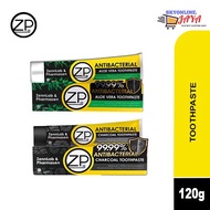 ZP 99.99% Antibacterial Ubat Gigi Toothpaste Charcoal / Aloe Vera 120g