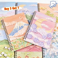 Spring Notebook set A5 Oil Painting spiral composition notebook Journal Notebook School Supplies A5 
