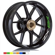 KAWASAKI ZX-6 ZX-6R ZX6 ZX6R WITH ZX-6R ZX-6 Motorcycle Decals Wheel Reflective Stickers Stripes