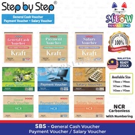 SBS (1PLY) / NCR (2PLY) - General Cash Voucher / Payment Voucher / Salary Voucher