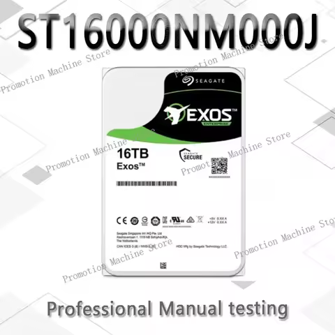 Exos ST16000NM000J X18 16TB SATA 7200rpm Enterprise 256MB HDD 3.5" Hard Drive Tested Well Bofore shi