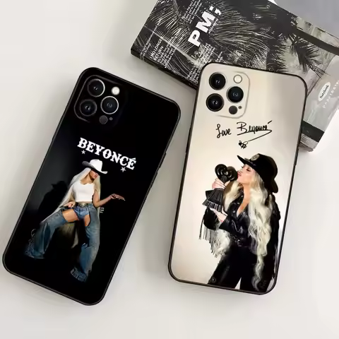 B-Beyonce Hot Singer Phone Case For iPhone16,15,14,13,12 Mini 11 Pro XR,X,XS,MAX 7,8 Plus Silicone C