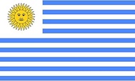 magFlags Large Flag Uruguay 1828 | Primer pabellón de la República Oriental del Uruguay 1828-1830 | landscape flag | 1.35m² | 14.5sqft | 90x150cm | 3x5ft - 100% Made in German