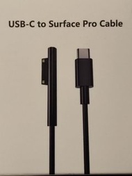 MS Surface Pro 3 4 5 6 7 8 Go 1 Go 2 laptop 1 book Charging PD USB-C Adapter Cable 自動識別 12V 15V Micr