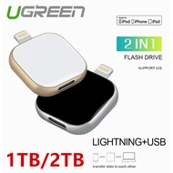 Ugreen OTG Pendrive 1TB 2TB Usb Flash Drive 2 in 1 Flash Memory Drive for iPhone/iPad/PC Lightning/F
