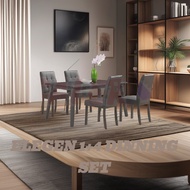 EAST MALAYSIA ELEGEN 1+4 DINNING SET READY STOCK-sarawak kuching -perabot -furniture
