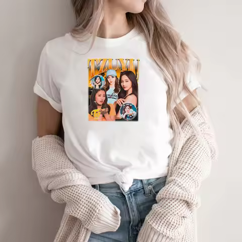 Twice Tzuyu Aesthetic T-shirt Twice Shirt Kpop Shirt Kpop Merch Twice Clothing Kpop Korean music pop