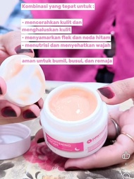 Original drw skincare cream malam brightening cream khusus untuk flek flek tebal dan kusam