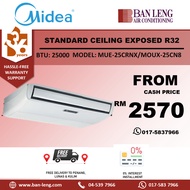 MIDEA STANDARD NON INVERTER CEILING EXPOSED R32 MUEMY-25CRNX/MOUXMY-25CN8