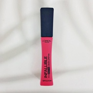 [LOreal®] Infallible Pro Matte Liquid Lipstick 6.3 ml ลอรีอัล อินฟอลลิเบิล โปร-แมท ลิปสติกเนื้อแมตต์