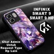 HP Glossy glitter Softcase for type INFINIX SMART 9/INFINIX SMART 9 HD Genshin impact Motif/case inf