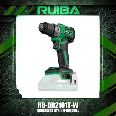RUIBA RB-DB2101T-W Brushless Lithium-Ion Drill Power Tools Handheld Drill Electric Screwdriver Machi