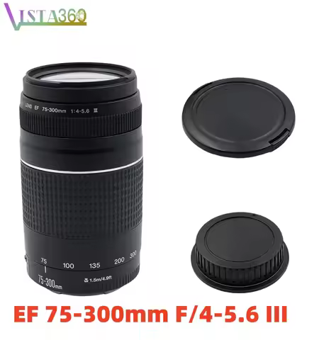 98%NEW EF 75-300mm F/4-5.6 III telephoto lens For Canon EOS 1300D 650D 700D 60D 70D 80D 6D 7D 5D2 5D