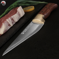 7Cr17Mov Martensite Professional Boning Knife Eviscerate Meat Bone Butcher Knife Pisau Boning
