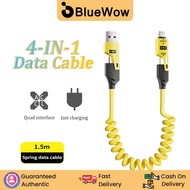 4 in 1 fast charging cable [1.5M] Usb Type C cable for Usb C charging cable 4 in 1 fast charging cab