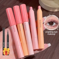 ของขวัญฟรีBEINI Dolly Eye Pen Round Sweet Eye Glitter with Sponge Metallic Sticky Pearl Glitter