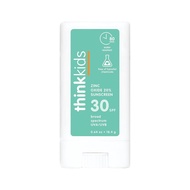 Thinksport Kids SPF 30 Mineral Sunscreen Stick, 0.64oz, Safe, Natural, Waterproof Coral Reef Child S