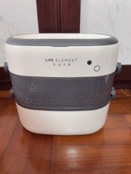 生活元素加熱雙層陶瓷飯盒
