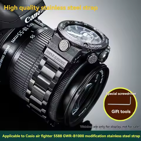 gwr-b1000 Stainless steel watch strap for Casio G-SHOCK Air Hero 5588 GWR-B1000 modified solid stain