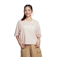 Skechers สเก็ตเชอร์ส เสื้อยืดแขนสั้นผู้หญิง Women Sports Union Short Sleeve Tee - SL424W606-ND01