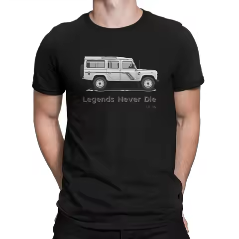 Land Rover SUV Men's TShirt Land Rover Defender 110 Distinctive T Shirt Harajuku Sweatshirts Hipster