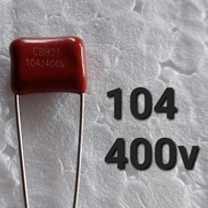 104 275v 0.1uf 275v 100nano 275v capasitor kapasitor - 104 400v coklat