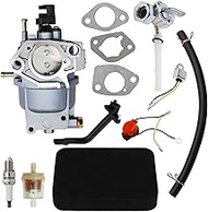 0J58620157 Carburetor w/Air Filter Tune Up Kit Replacement for Genera-c GP5000 GP5500 GP6500 GP6500E