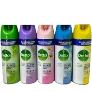 Dettol Sprayนำเข้ามาเลเซีย เดทตอล สเปรย์ฆ่าเชื้อโรค สำหรับพื้นผิว ทุกกลิ่น 450ml