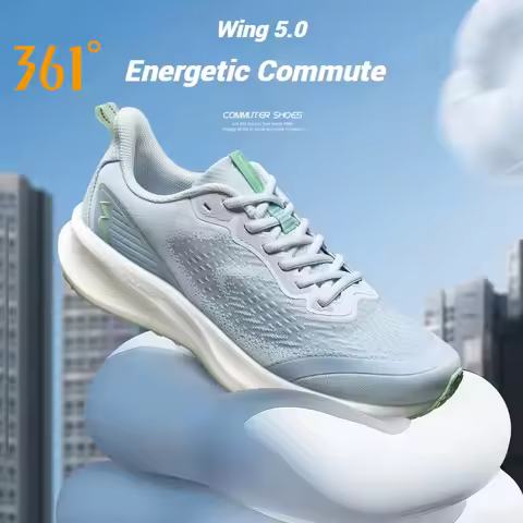 361 Degrees AirWing 5.0 Men Running Shoes Durable Lightweight Cushioning Breathable Non-slip Stable 