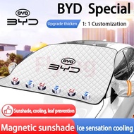 BYD M6 Car Magnetic Sun Visor Front Windshield Sunshade thickening Sun Shade sunshade umbrella sun p