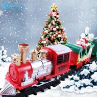[Gazechimp] Retro Christmas Train Set Toy Train Set Toys Train Model Battery Powered