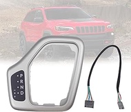 LEVANLIGHT Shifter Bezel with Harness Compatible for JEE p Cherokee 2014 2015 2016 2017 2018 Center 