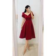 TULIP DRESS Women's/ Dress Korean/ Dress Elegant/ Dress Dinner/ Dress Plus Size