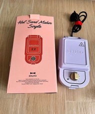 Bruno 紫色三文治機 另外連2套盤